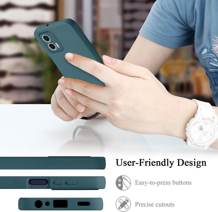 Image du produit Cadorabo Housse pour Motorola Moto G73 TPU avec protection liquide en silicone (Motorola Moto G73)