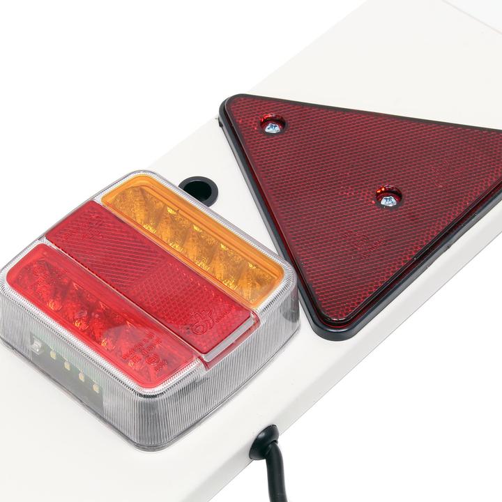 Immagine prodotto Wiltec Striscia luminosa a LED per rimorchio 7 pin 12V illuminazione per rimorchio portabici auto