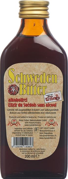 Image du produit Maria Treben Schwedenbitter Original à sans alcool (1 x 20 cl)