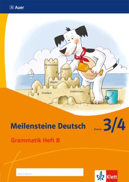 Produktbild Meilensteine. Deutsch Grammatik Heft B. Klasse 3/4. Ausgabe ab 2017 (Deutsch, Martina, Mohnen, Nicole/Zerr, 2017)
