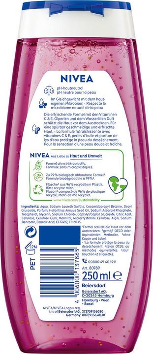 Produktbild NIVEA Multipack Duschgel Waterlily & Oil (6 Stück)