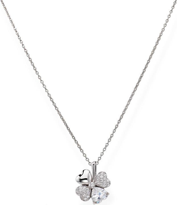 Image du produit Amen Original collier en argent avec zircons Love CLPQUBB (chaîne. pendentif) (L) (Argent 925, 40 cm)