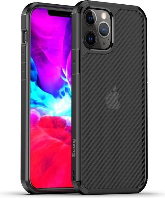 Produktbild Crong Hybrid Carbon - iPhone 12 Mini Case black (Apple iPhone 12 mini)