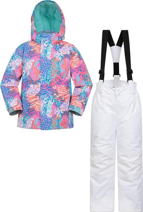 Immagine prodotto Mountain Warehouse Bambini Stampato Giacca e Pantaloni da Sci (146, 152)