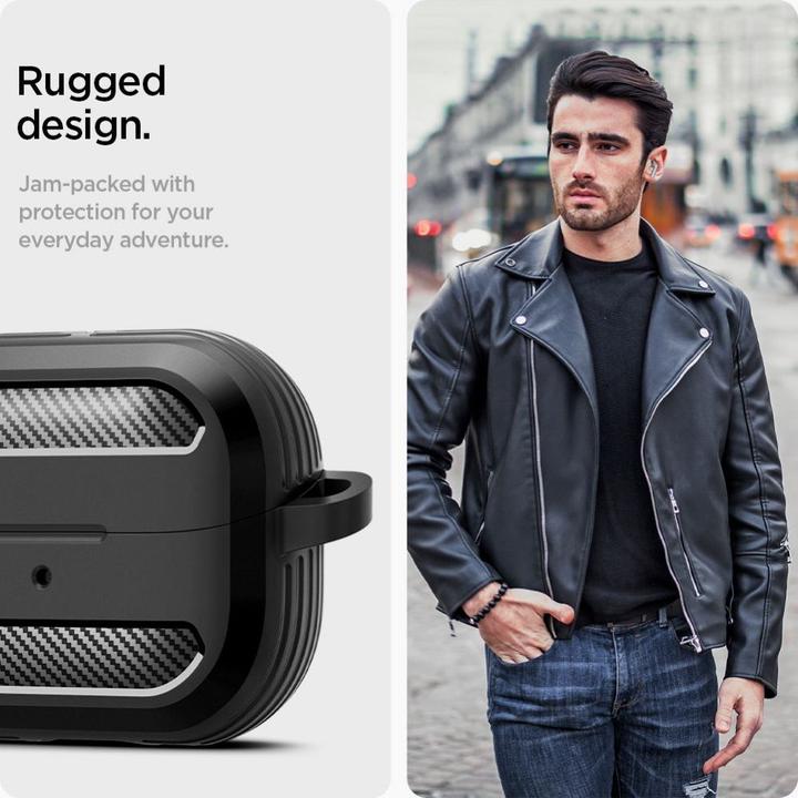 Actual product image Spigen Rugged Armor (Charging case cover)