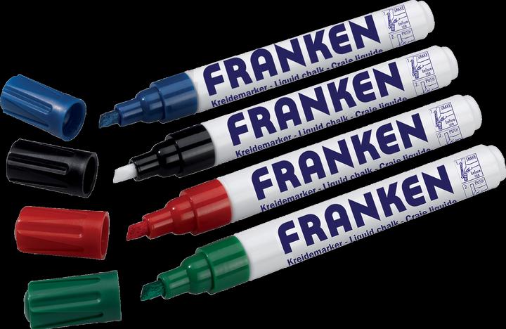 Produktbild Franken Kreidemarker Jumbo (Mehrfarbig, 6 mm, 4 x)