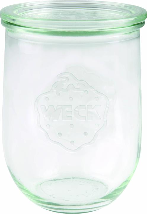Produktbild Dosen-Zentrale Weck Tulpenglas 1 l (Hochwertiges Einweck, Einmach Glas mit Glasdeckel zum Einkochen Hitzebeständi (6 Stk., 1 l)