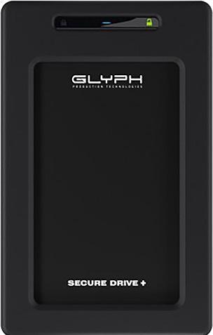 Glyph SecureDrive+ Bluetooth, 2TB Encrypted SSD Drive with Bluetooth, Bus-powered, USB 3.2 Gen1, USB-C & T (2000 GB)