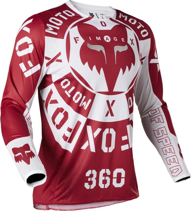 Actual product image Fox JERSEY 22 360 NOBYL RD/WHT L (L)