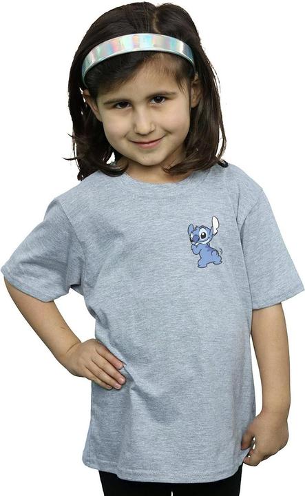 Produktbild Disney Lilo And Stitch Stitch Backside Breast Print TShirt Mädchen (152, 158)