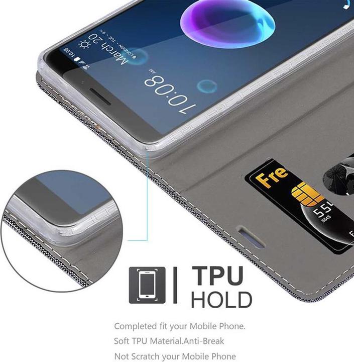 Productafbeelding Cadorabo Boek Jeans Optiek Cover (HTC Desire 12)