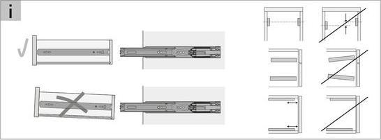 Immagine prodotto Hettich Schubladenschiene Vollauszug 450 mm mit Anschlagdämpfung chromatiert 9126922 2 Stück