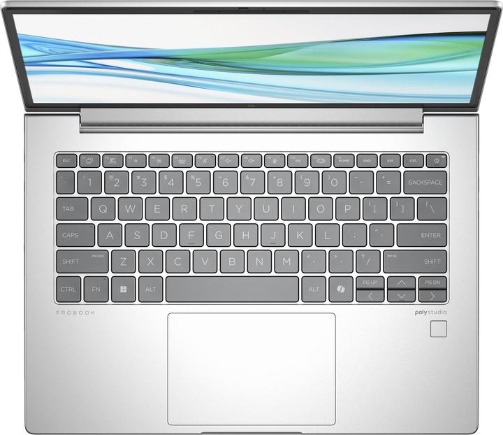 Productafbeelding HP ProBook 445 G11, AMD Ryzen™ 5, 35,6 cm (14"), 1920 x 1200 pixels, 8 GB, Windows 11 Pro, Silv (14", AMD Ryzen 5 7535U, 8 GB, 256 GB, NL)
