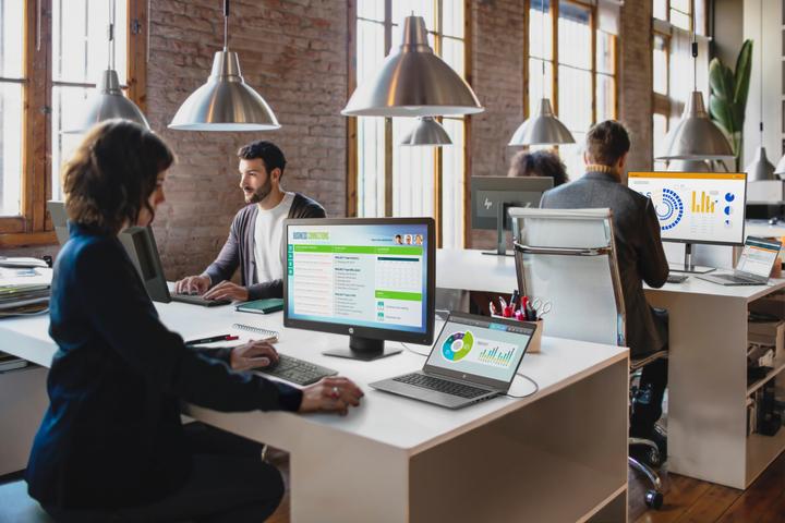 Actual product image HP EliteDisplay E243d Docking (1920 x 1080 pixels, 24")