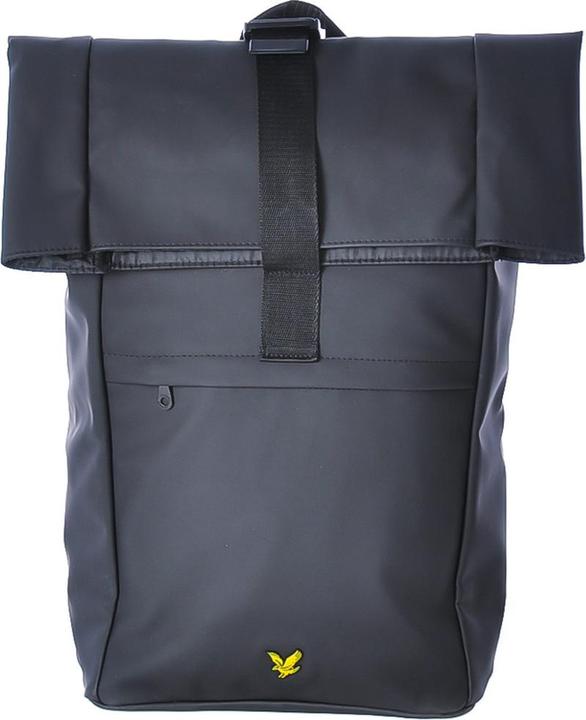 Lyle and Scott Lyle & Scott Coated Rolltop Backpack Jet Black