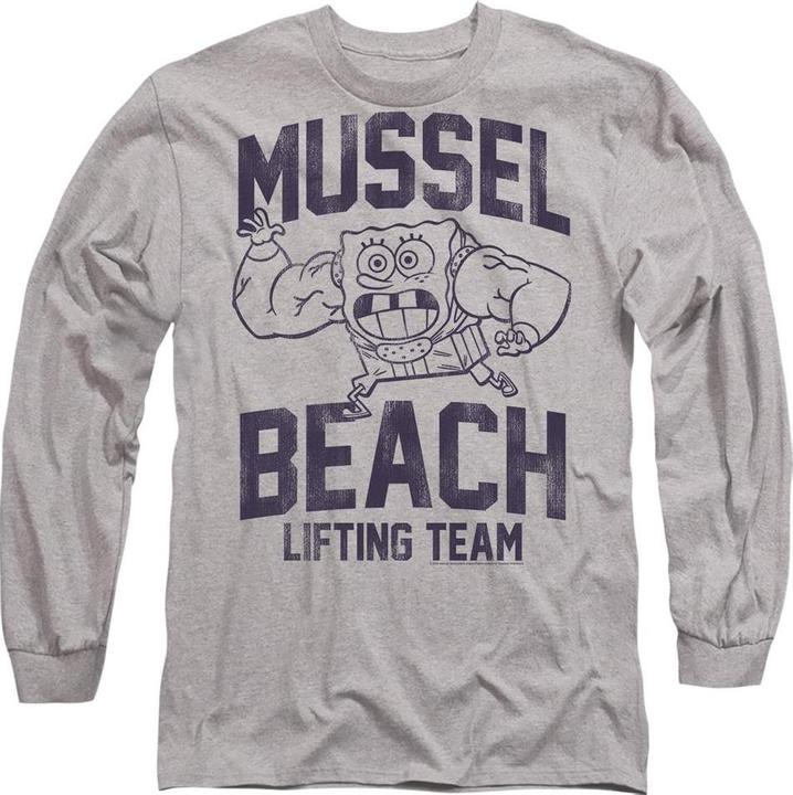 Produktbild Spongebob Squarepants Mussle Beach Lifting Team TShirt (L)