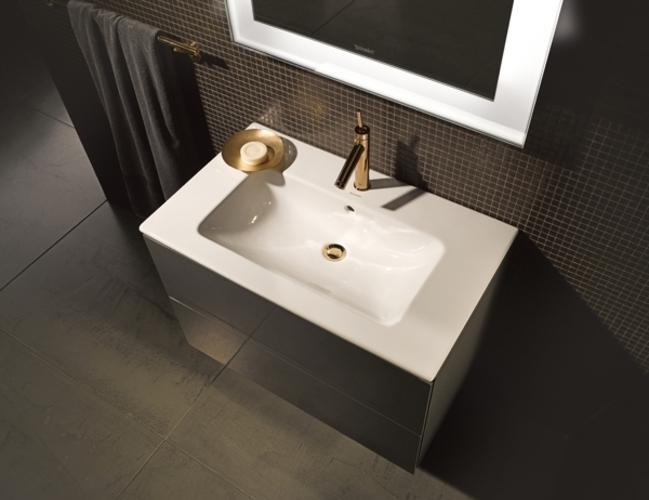 Actual product image Duravit Furniture washbasin ME by Starck m ÜL m HLB 830x490mm 1 tap hole white WG (490 mm, 830 mm)