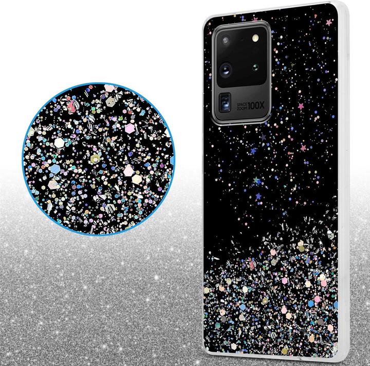 Actual product image Cadorabo TPU cover sparkling glitter (Samsung Galaxy S20 Ultra)