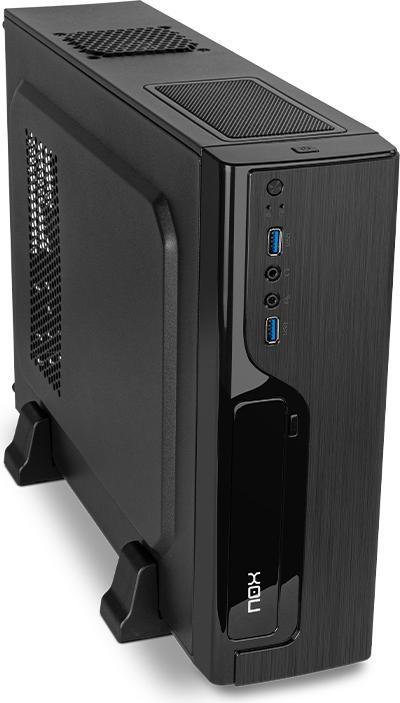Actual product image Nox Lite070 - PC - Black - ITX - micro ATX - ABS - SPCC - Steel - 7.5 cm - 25.6 cm (mATX, ITX)