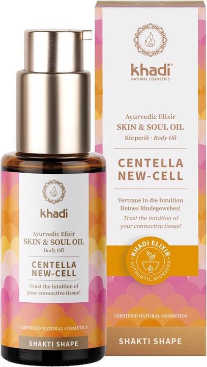 Produktbild Khadi Ayurvedisches Körperöl CENTELLA NEW - CELL - Regenerierendes Bindegewebsöl (Körperöl, 50 ml)