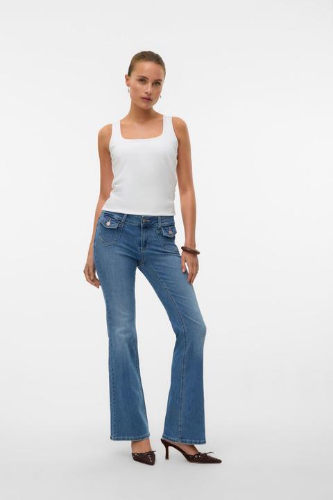 Produktbild Vero Moda VMJEAN Niedrige Taille Ausgestellt Jeans Ausgestellt (32)