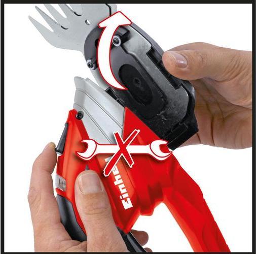 Actual product image Einhell GE-CG 12 Li WT (Electric hedge trimmer)