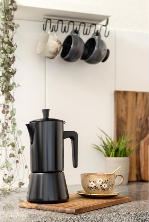 Image du produit Furber Cafetière expresso Chicchi 10 tasses, Noir (10 T.)