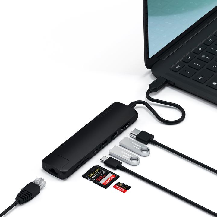 Produktbild Satechi ST-UCSMA3K (USB-C, 7 Ports)