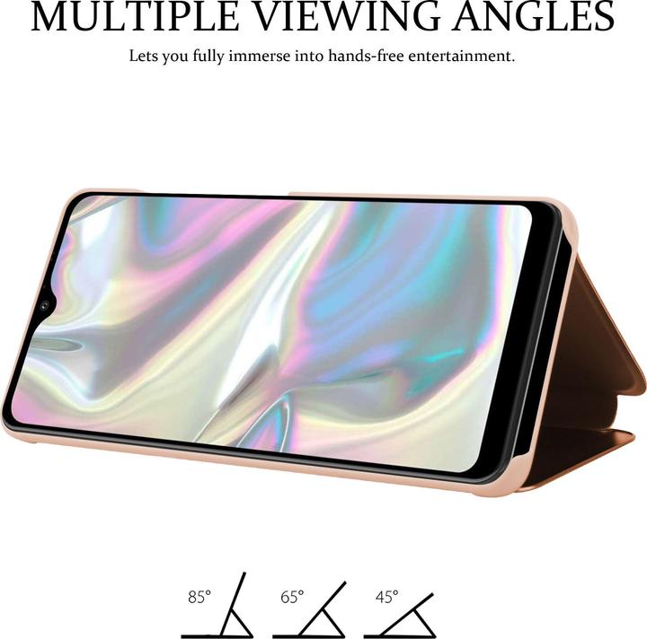 Actual product image Cadorabo Book Smart View Mirror Cover (Samsung Galaxy A70e)