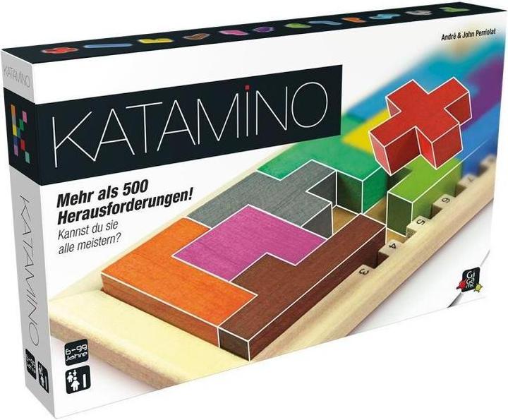 Actual product image Gigamic GIGD2016 - Katamino, puzzle game, for 1-2 players, from 8 years (DE mono edition) (German)