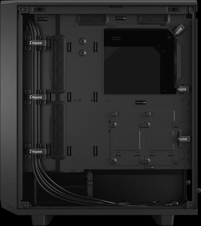 Actual product image Fractal Meshify 2 Compact Black TG Dark (mATX, Mini-ITX, ATX)