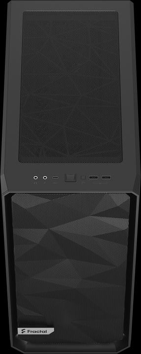 Immagine prodotto Fractal Luce TG compatta nera Meshify 2 (ATX, mATX, Mini-ITX)