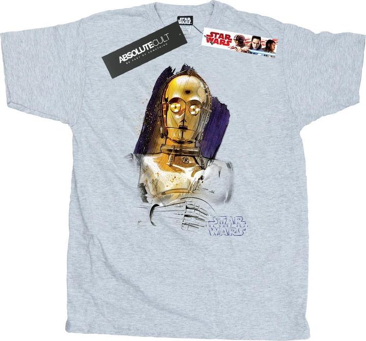 Star Wars The Last Jedi C3PO Brushed TShirt (XL)