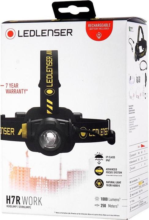 Image du produit Ledlenser Projecteur Projecteur H7R Travail (600 lm)