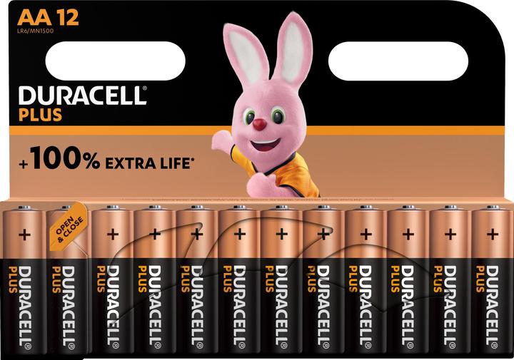 Image du produit Duracell Plus de pouvoir (12 pcs, AA, 2850 mAh)