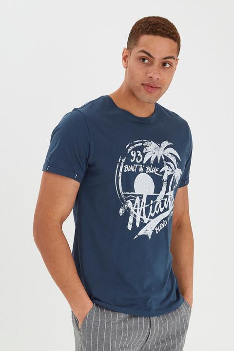 Immagine prodotto Blend Perry Magliette T-Shirt A Maniche Corte Con Stampa Da Uomo Con Girocollo Taschino (L)