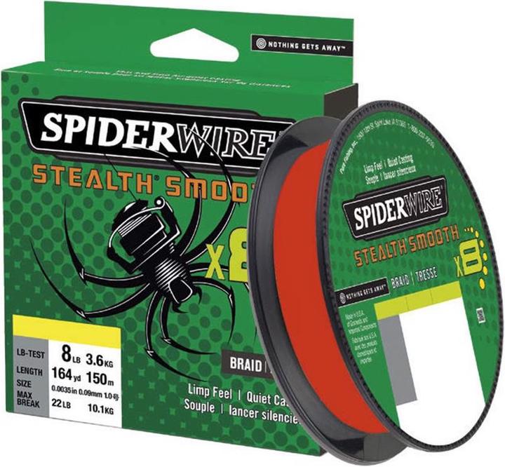 Produktbild Spiderwire Stealth Smooth 8 Code Red (16.30 kg, 0.15 mm)