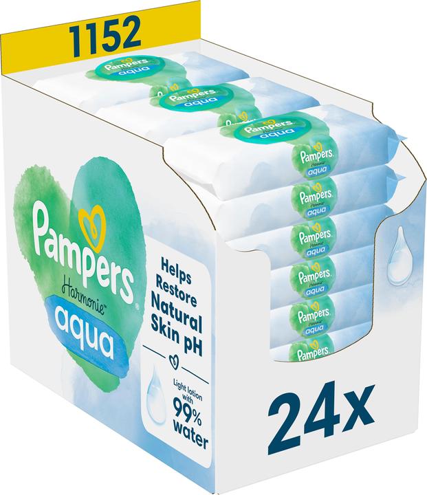 Pampers Harmonie Aqua (1152 pièce(s))
