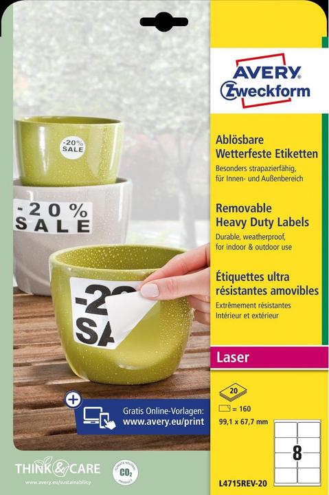 Productafbeelding Avery Weerbestendige etiketten