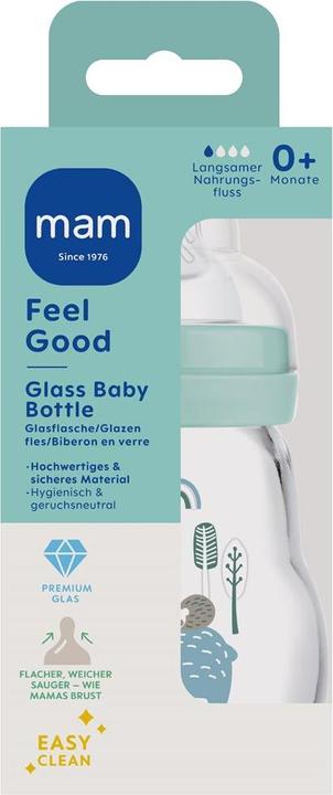 Actual product image MAM Feel Good assorted glass bottle (170 ml)