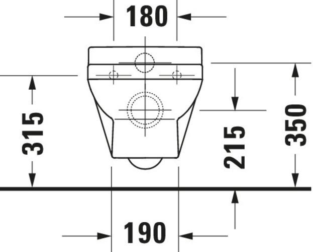 Image du produit Duravit WC suspendu DURASTYLE BASIC RIMLESS ti. p. enfants 325x480mm HygieneGlaze blanc