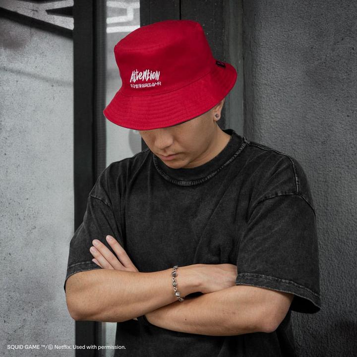 Actual product image Cinereplicas Squid Game fishing hat Red light, green light