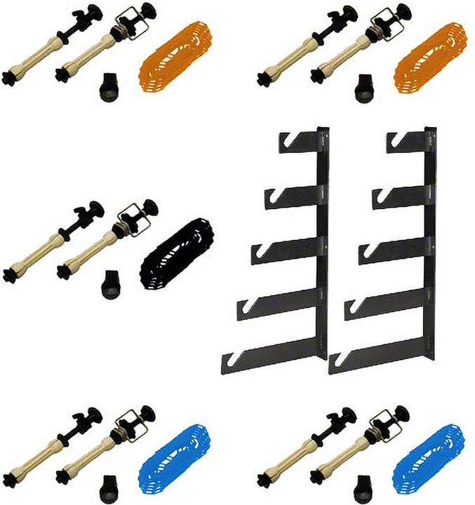 Produktbild Walimex 5-fach Hintergrund Wandmontageset, 5er Set (99.90 cm, 99.90 cm)