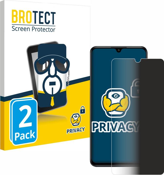 Produktbild BROTECT Sichtschutzfolie Anti-Spy Privacy Folie Blaulicht-Schutz (2 Stück, Huawei P30 Lite)