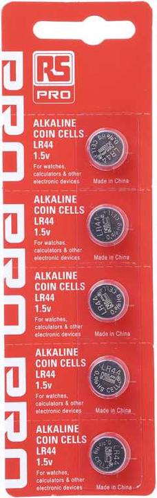 Immagine prodotto Rs Pro Batteria alcalina (1 pz., LR44, 158 mAh)