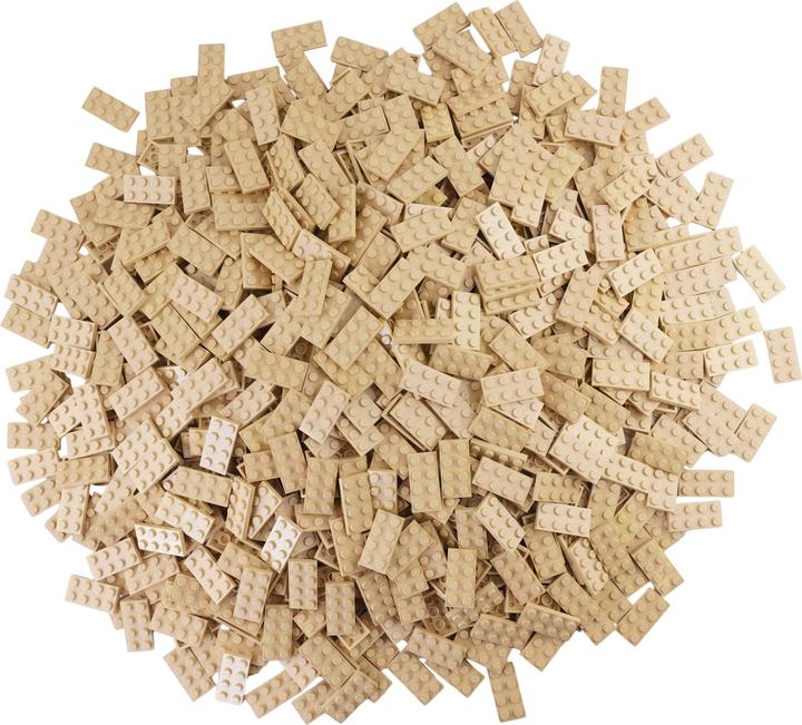 Immagine prodotto LEGO Pannelli da costruzione 2x4 beige - 3020 NUOVO! Quantità 250x (3020, LEGO Classic)