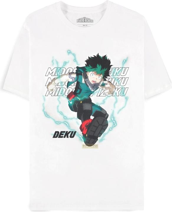Difuzed My Hero Academia T-Shirt White Deku (S) (S)