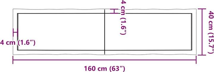 Produktbild VidaXL Aneta (160 x 40 x 6 cm)
