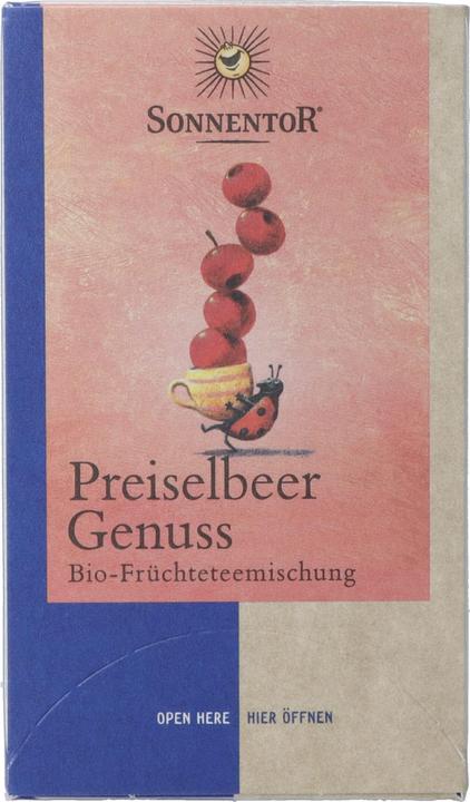 Produktbild Sonnentor Preiselbeer Genuss Tee (2.50 g)