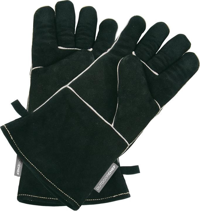 Actual product image Outdoorchef leather glove (100% leather, 30% cotton, 70% polyester)
